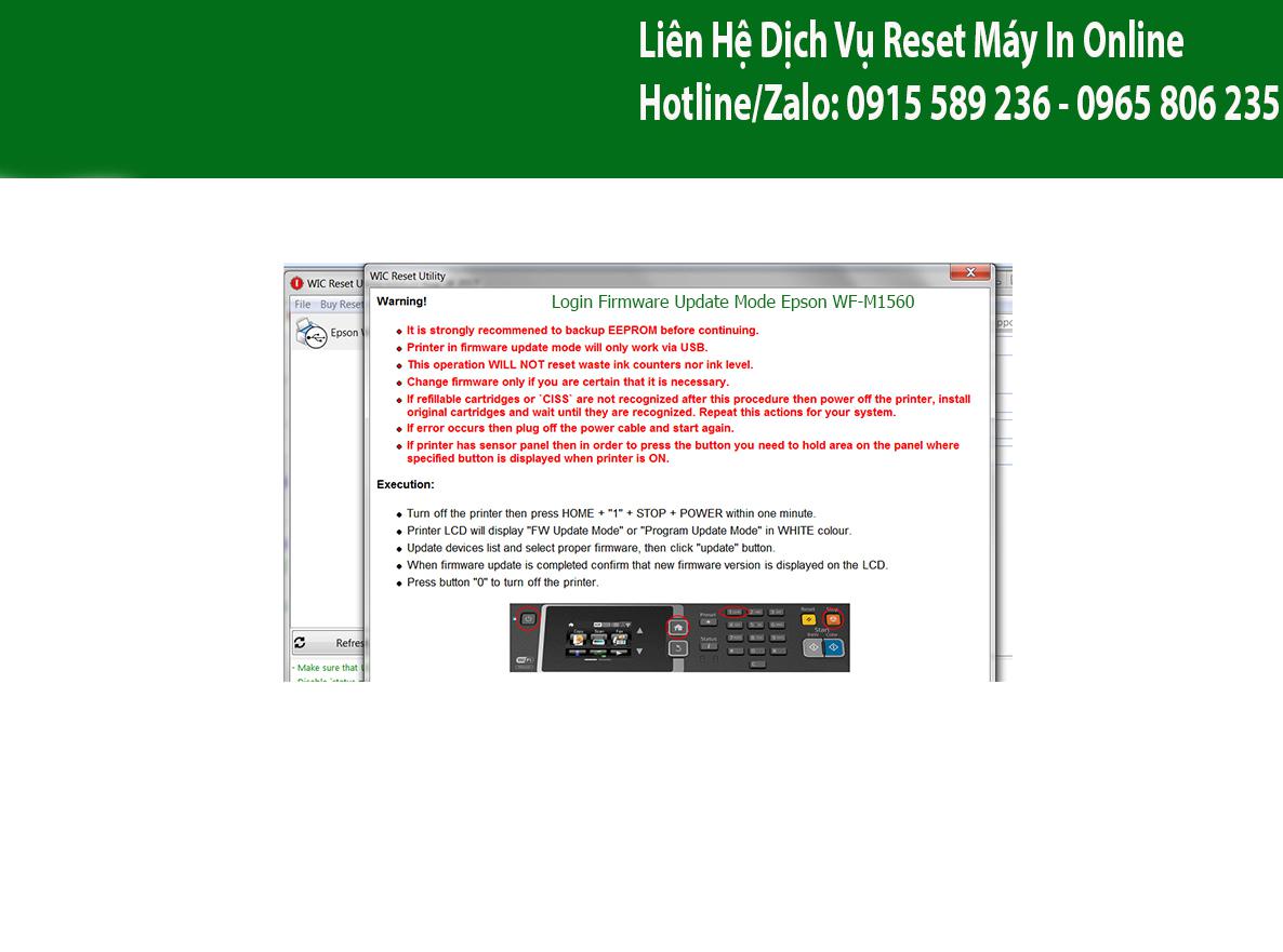 Key Firmware May In Epson WF-M1560 Step 3